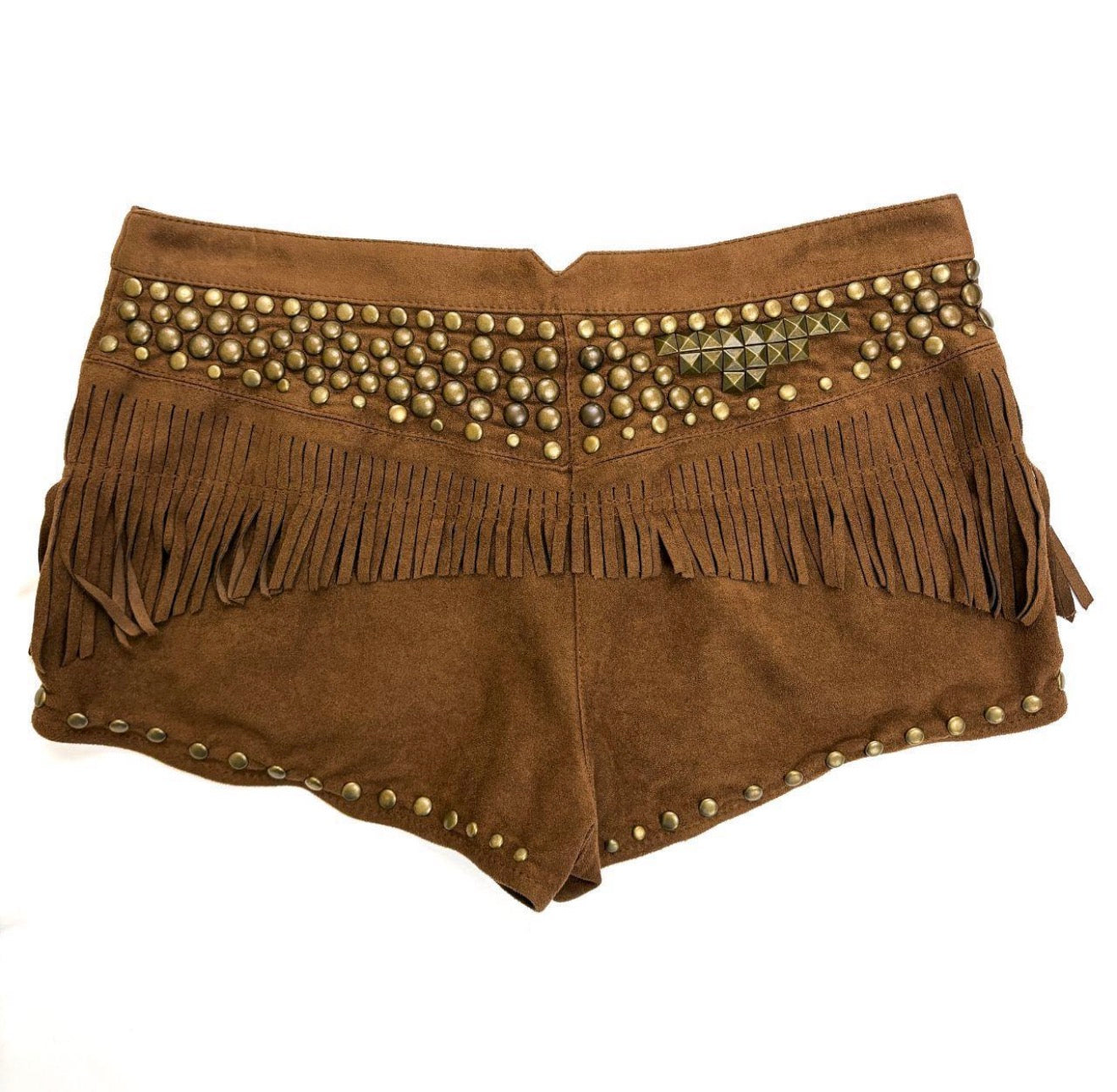 BCBGMAXAZRIA suede mini shorts